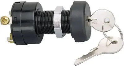 Fresh Stock Cole Hersee, Ignition Switch 3 Pos. Carded, M850BP