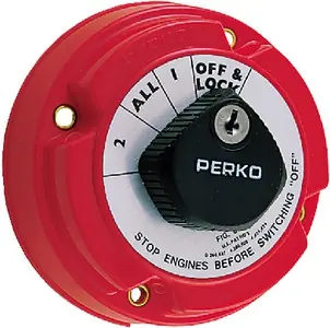 Perko, Locking Battery Switch, 8502DP New Release