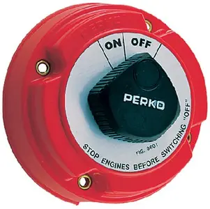 Reduced Price Perko, Main Battery Switch, 9601DP