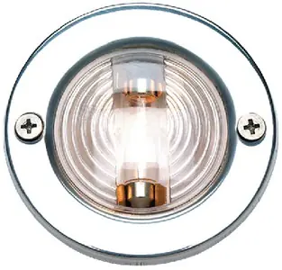 Worldwide Shipping Seachoice, 3" Round Stainless Steel Transom Light, 05391