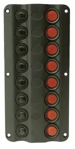 Price Cut Seachoice, LED 8 Gng Circut Breaker Panel, 12341