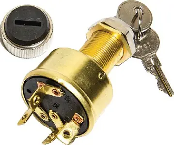 Affordable Sierra, 4 Position Brass Ignition Switch, MP39070
